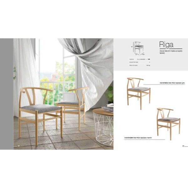 1598 thickbox default Sillon metalico tapizado Riga