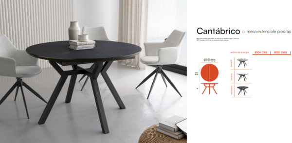 Mesa de comedor modelo CANTABRICO - Imagen 3