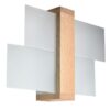Lámpara de pared FENIKS 1 madera natural