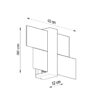 Lámpara de pared FENIKS 1 madera natural - Imagen 4