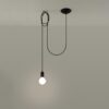 Lámpara colgante EDISON 1 negro - Imagen 3