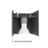 Lámpara de pared QUAD 1 antracita - Imagen 4