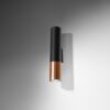 Aplique LOOPEZ negro/cobre - Imagen 2