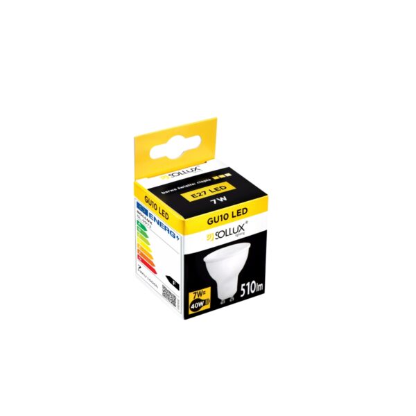 Bombilla LED GU10 3000K 7W 510lm