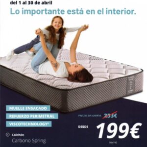 Colchón visco CARBONO SPRING